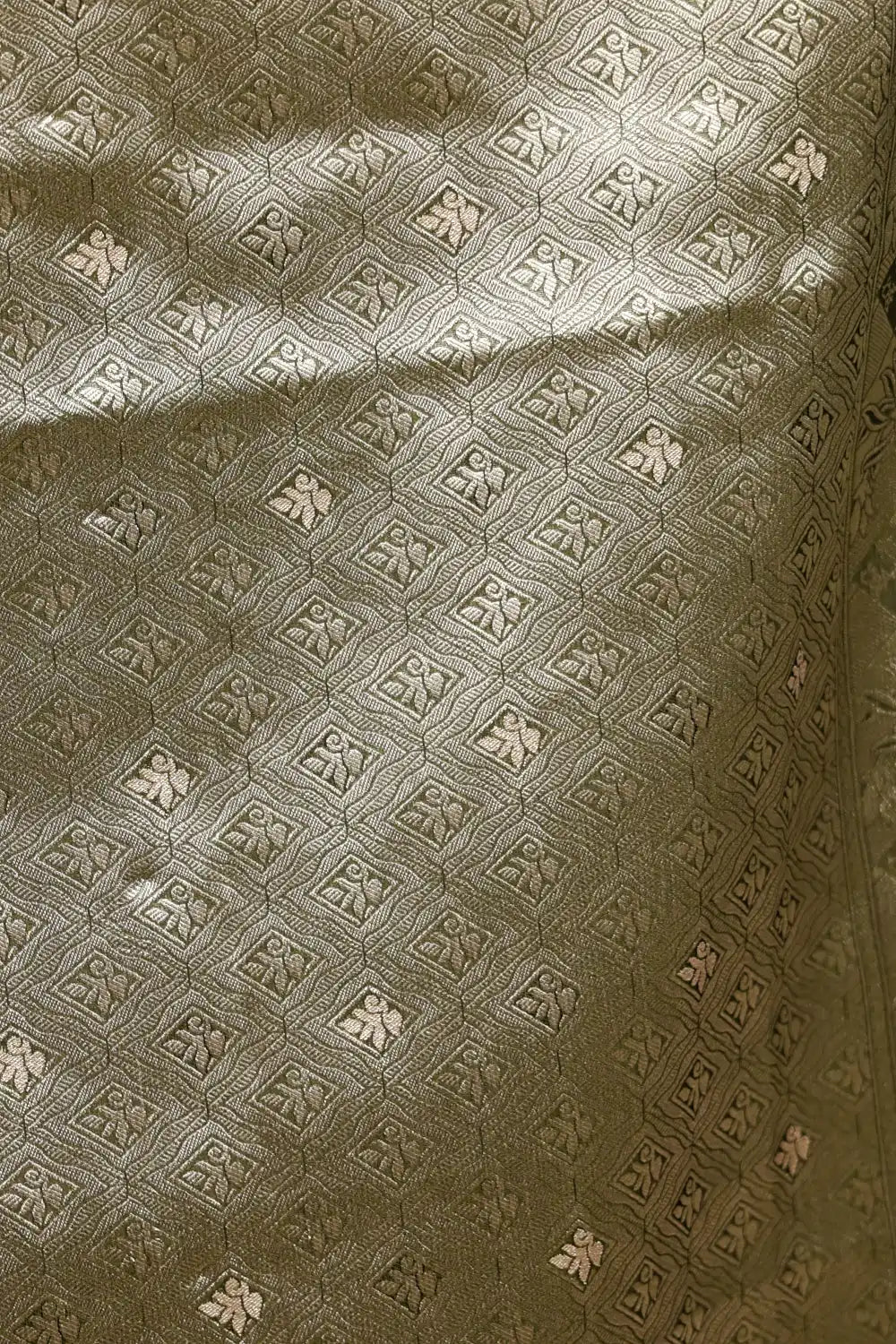 Green Cotton Silk Saree