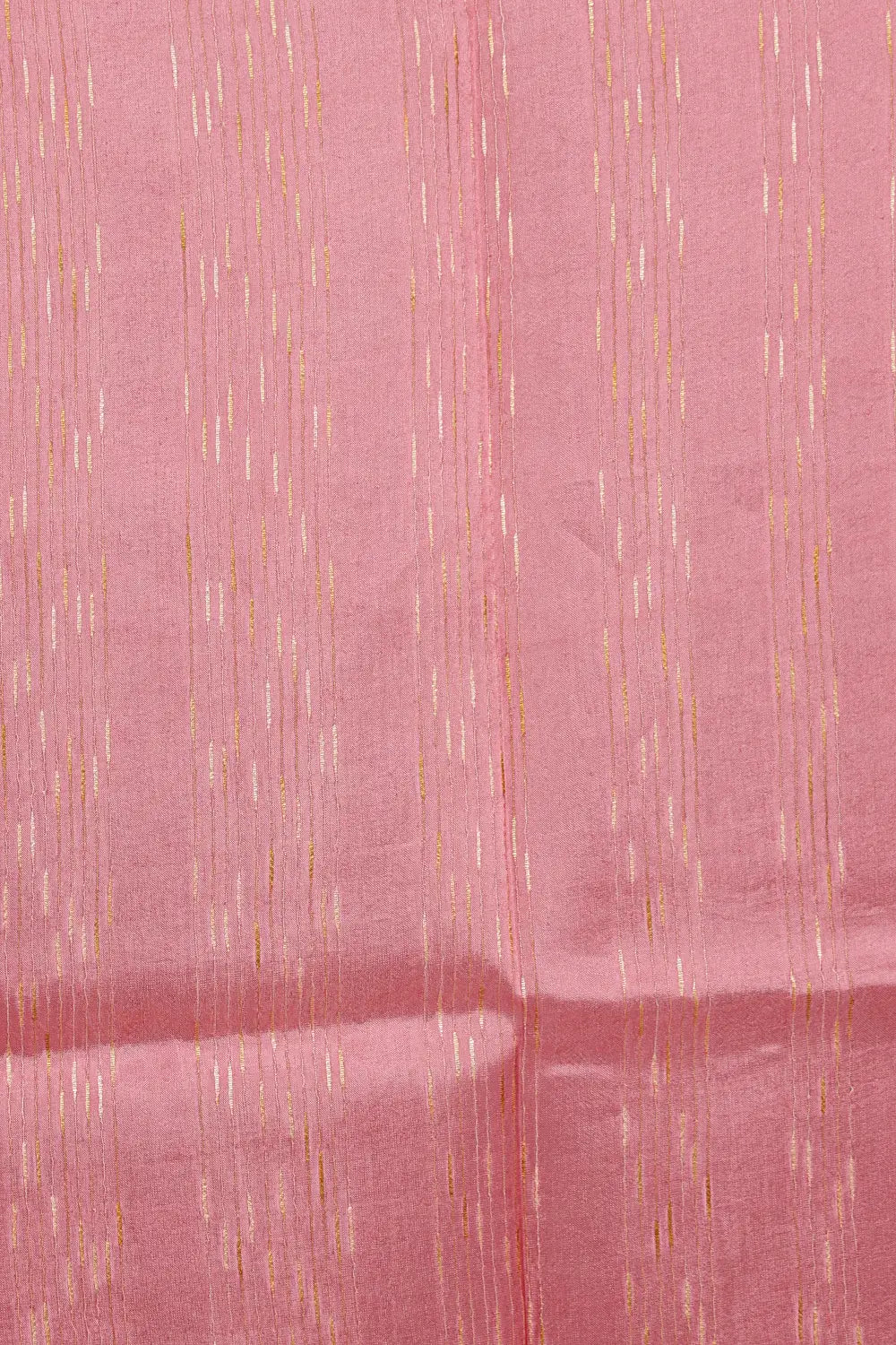Peach Tussar Silk Saree