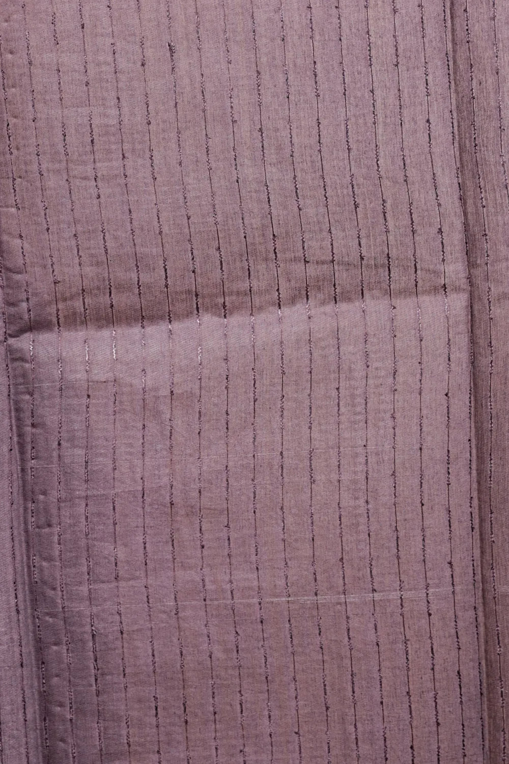 Lavender Grey Tussar Silk Saree