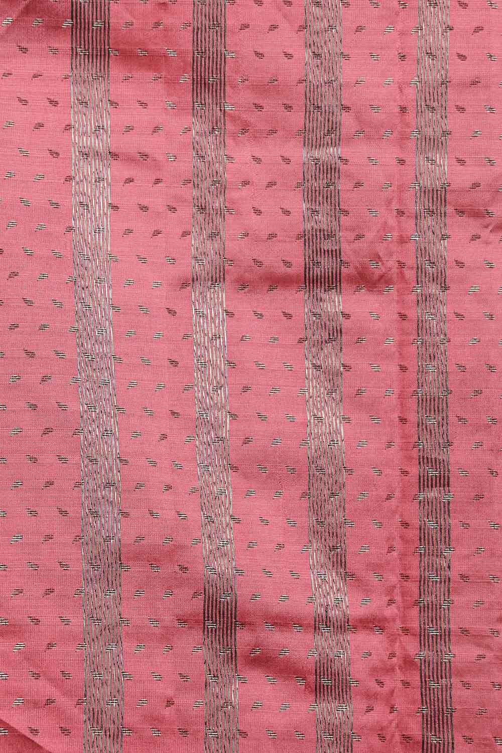 Onion Color Semi Silk Saree