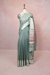 Sea Green Semi Tussar Saree