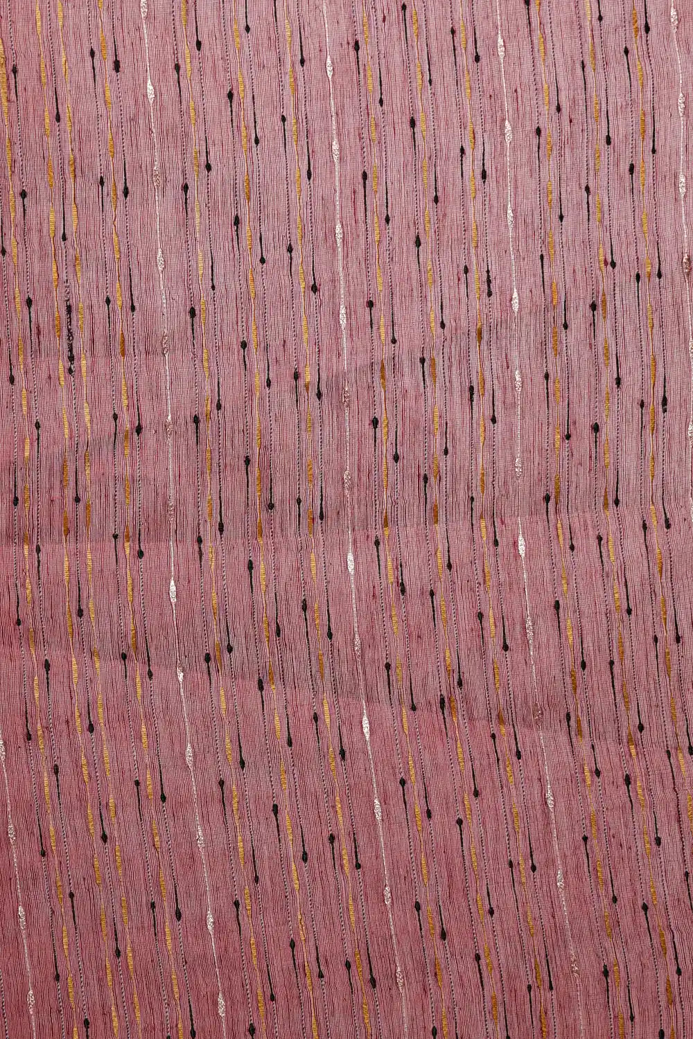 Maroon Semi Tussar Saree