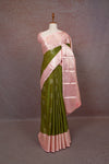 Mehandi Green Semi Kancheepuram Saree