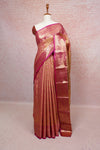 Pink Semi Tissue Silk Kancheepuram Saree