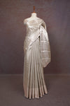Silver Semi Tissue Silk Kancheepuram Saree