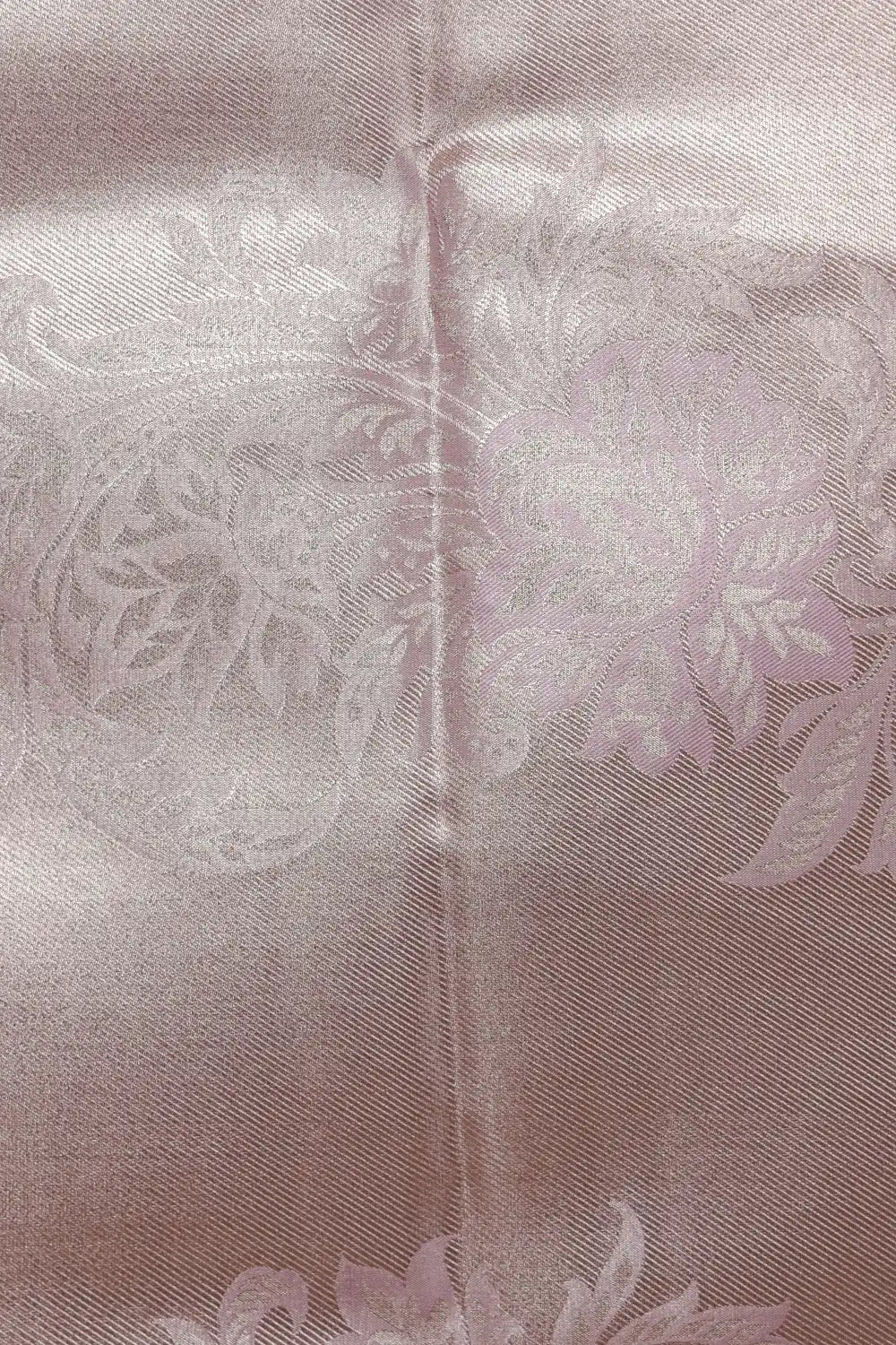 Light Lavemder Semi Tissue Silk Kancheepuram Saree