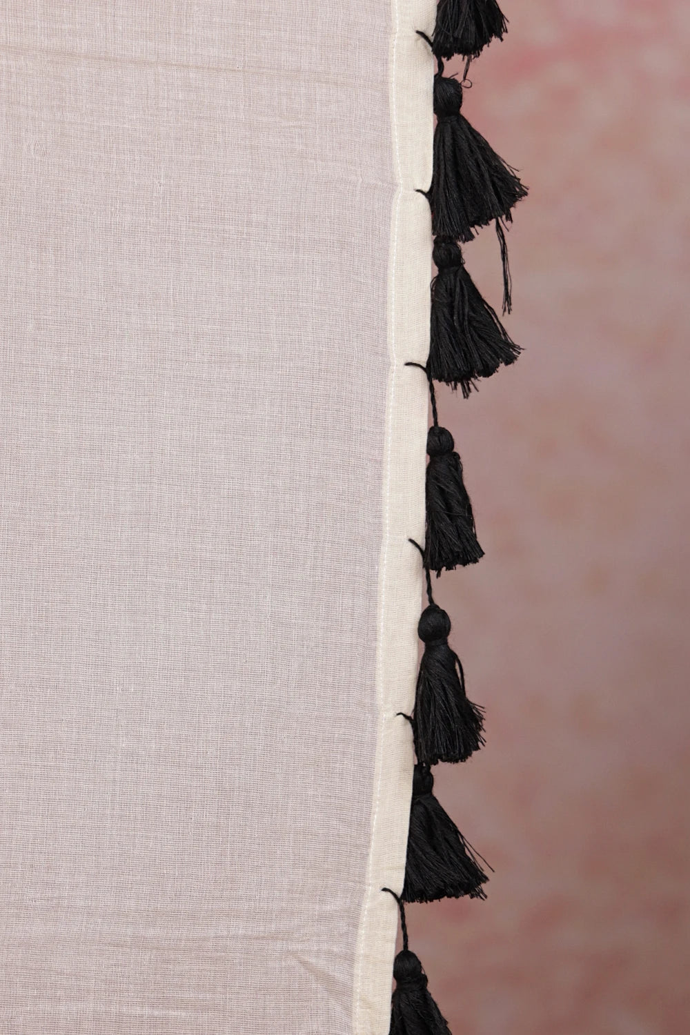 Off White Mul Cotton Kerala Saree