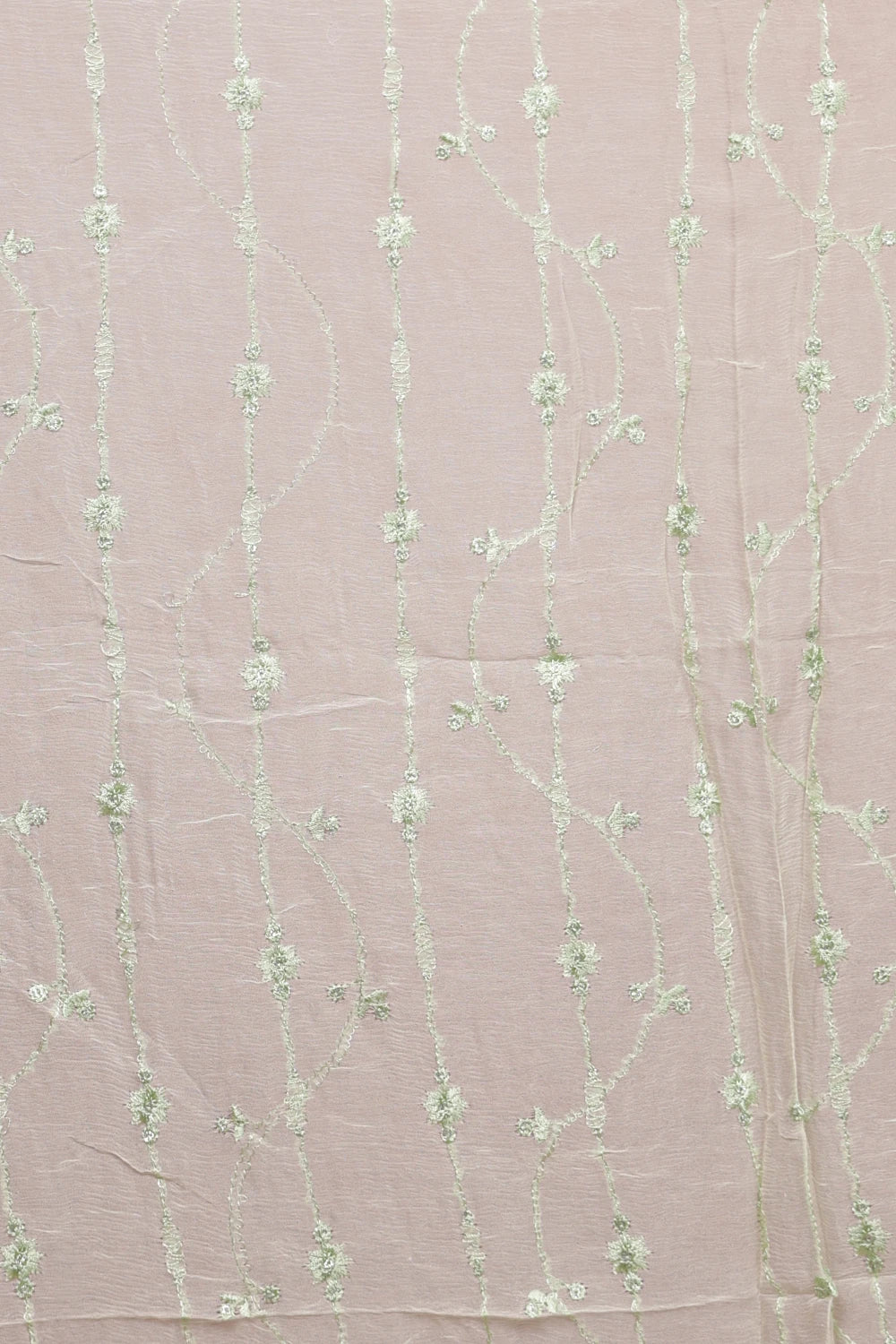 Pista Green Cotton Printed Unstitched Churidhar Material