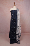 Blue Cotton Printed Unstitched Churidhar Material