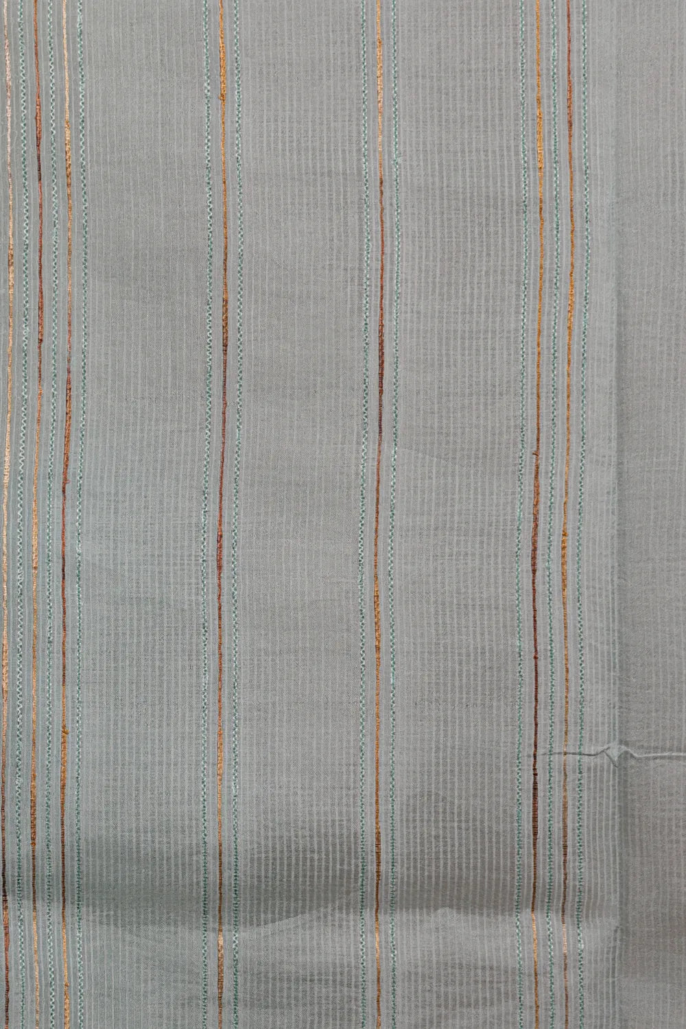 Mint Green Tussar Silk Saree
