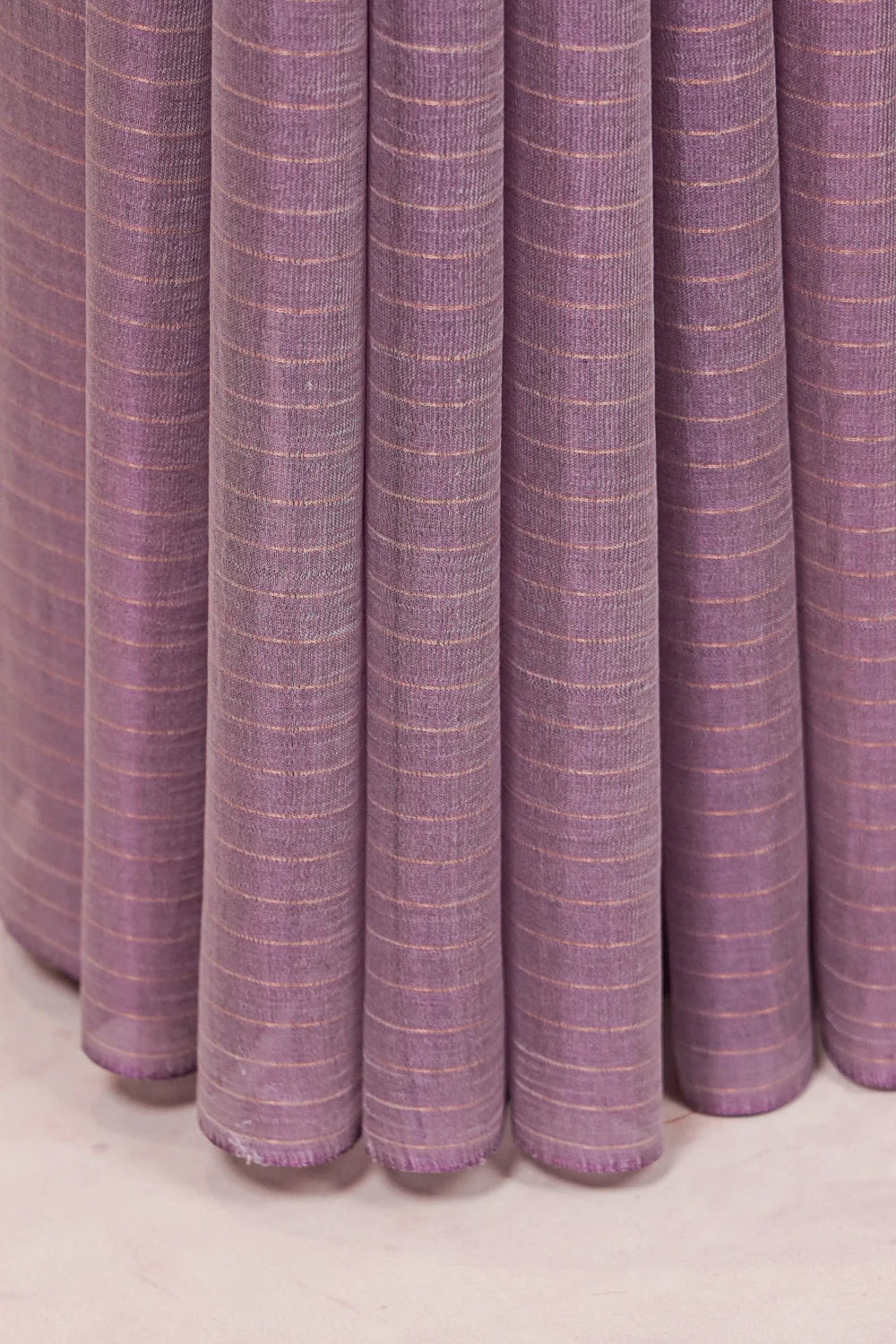 Lavender Tussar Silk Saree