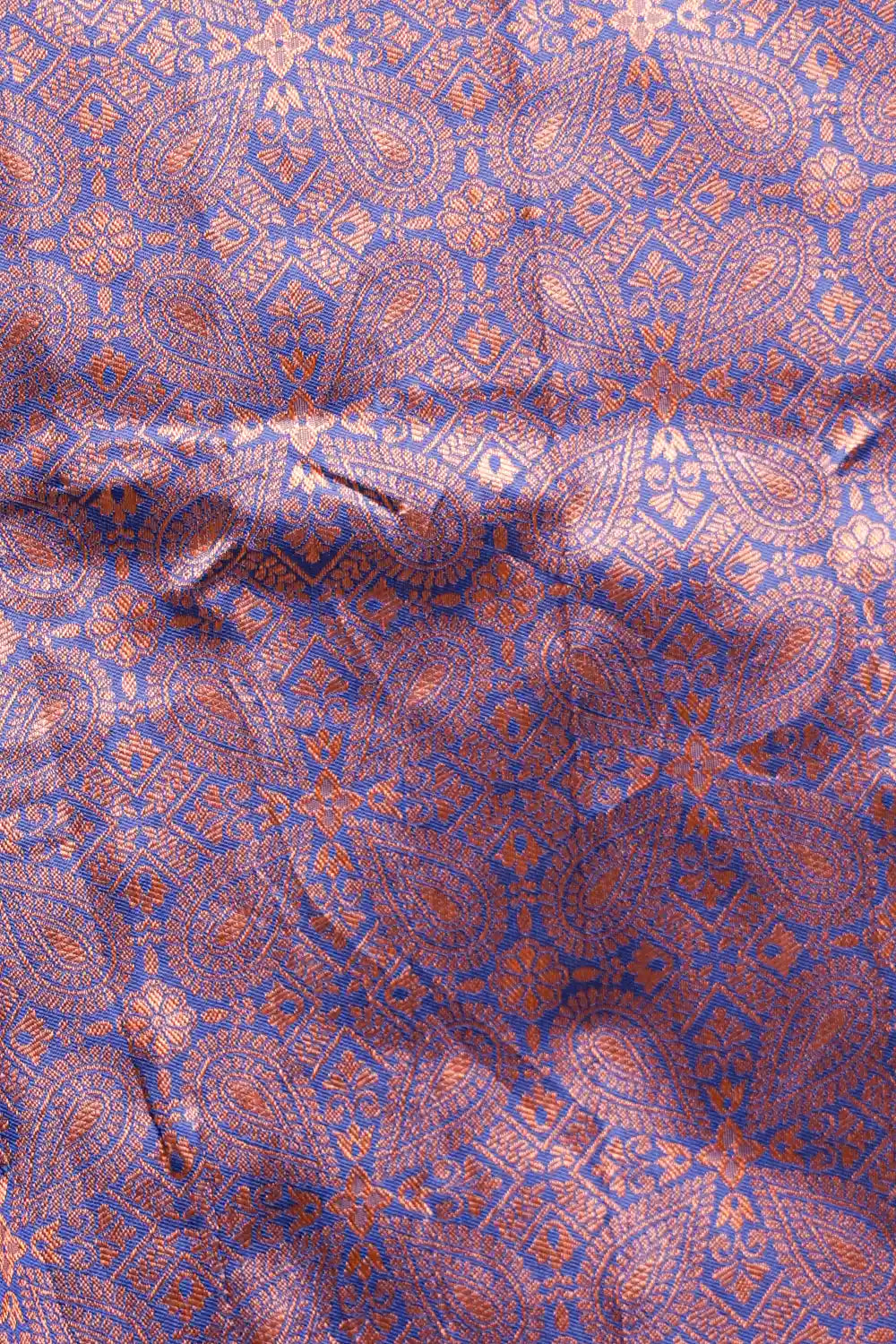 Navy Blue Semi Silk Saree