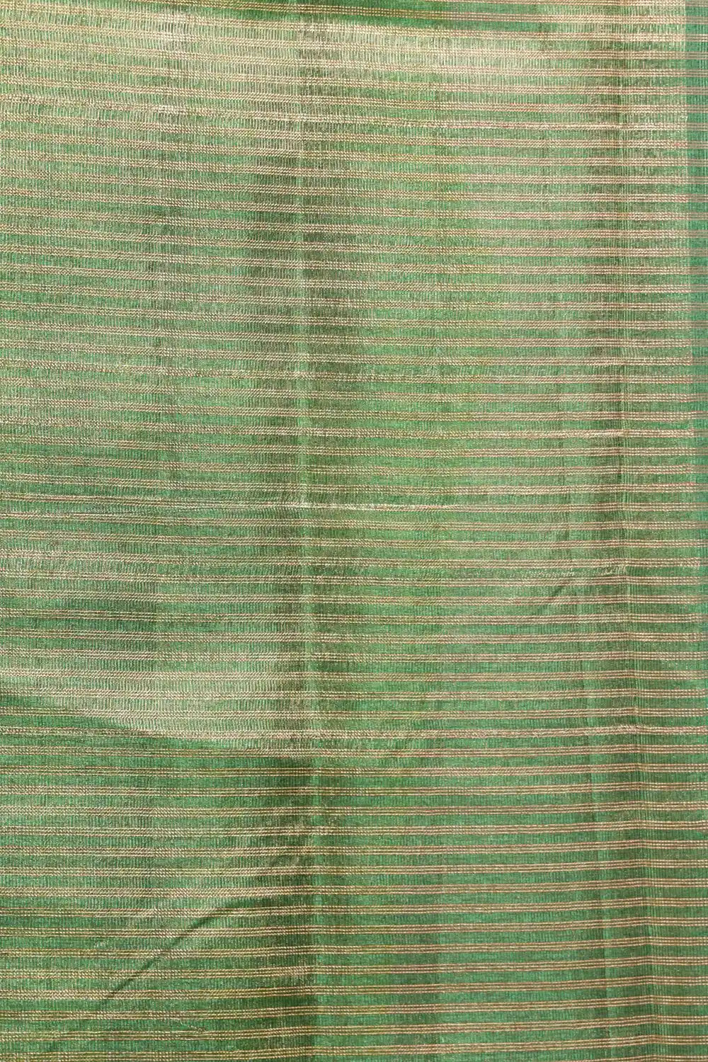 Lemon Green Semi Silk Saree