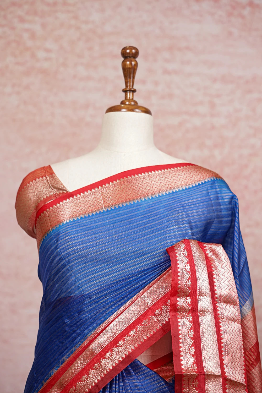 Royal Blue Semi Silk Saree