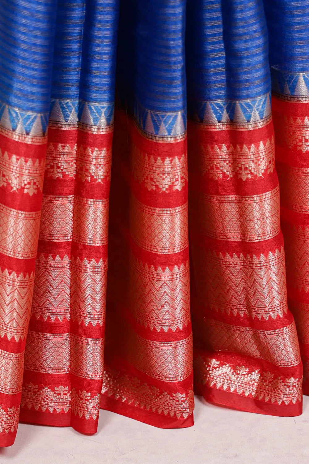 Royal Blue Semi Silk Saree