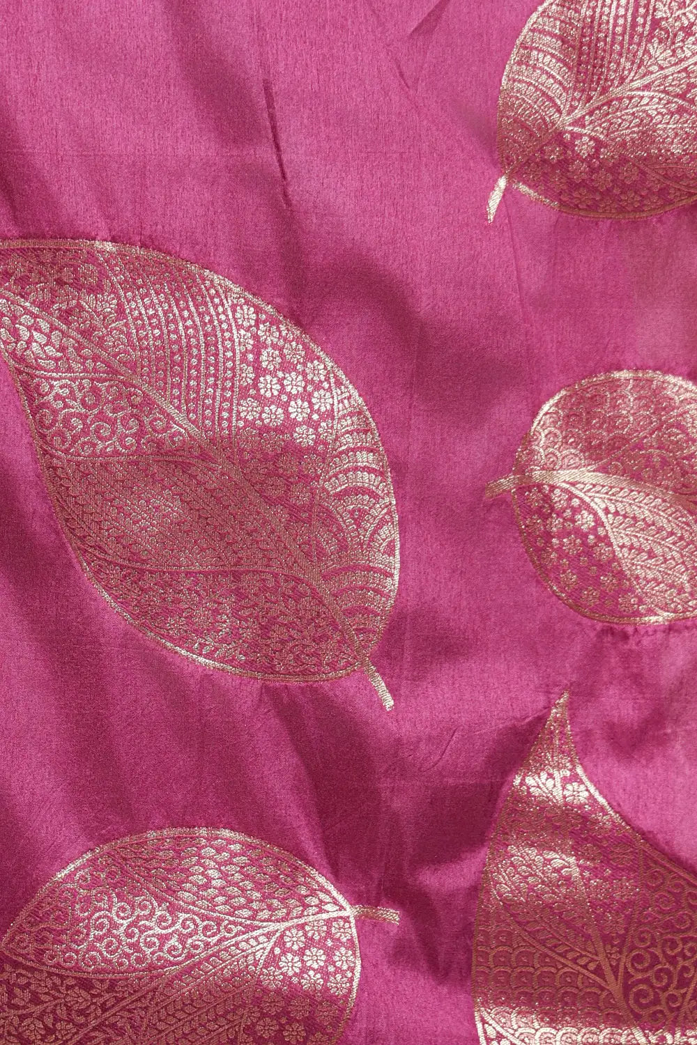 Wine Semi Banarasi Saree