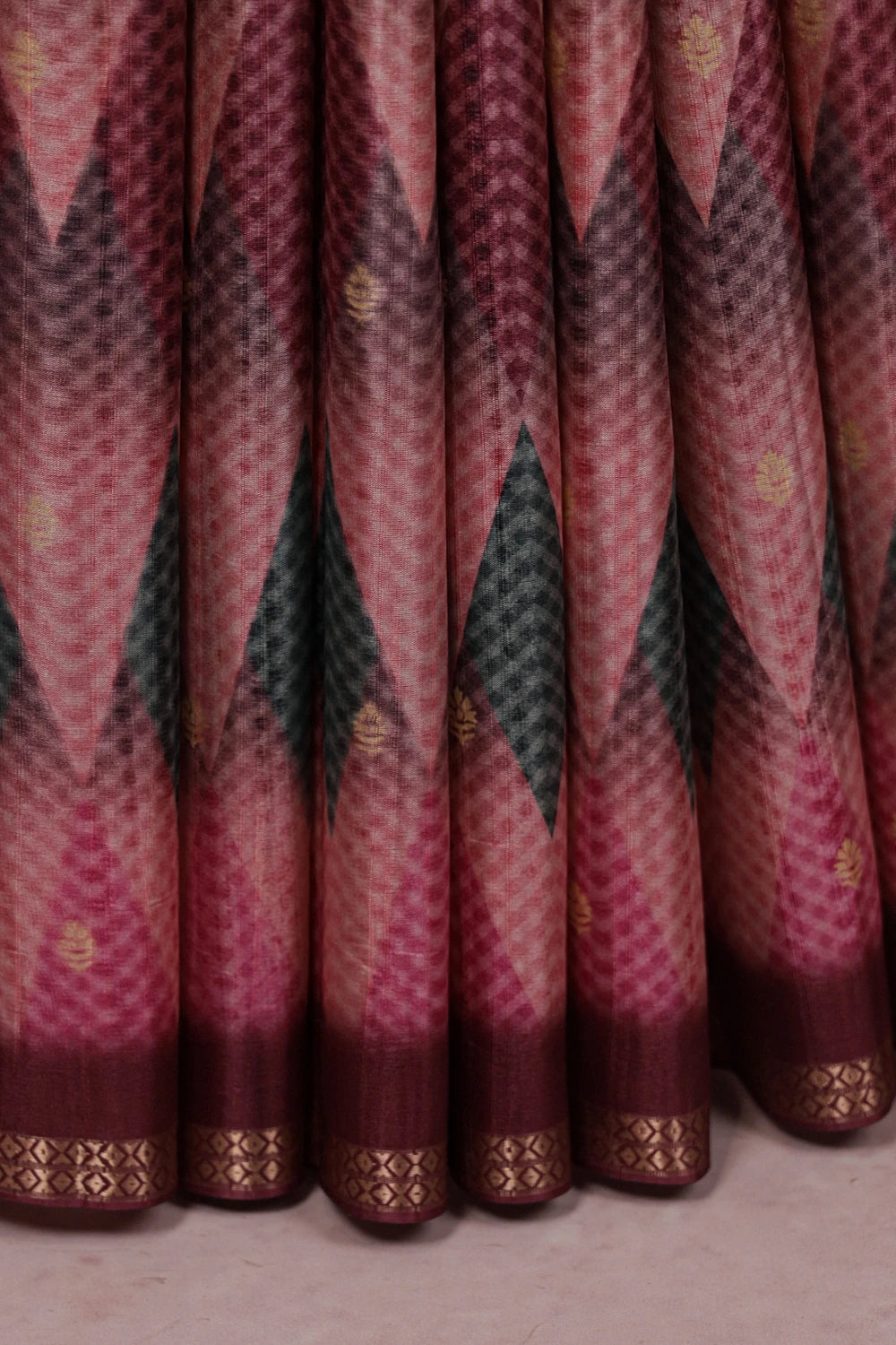 Multi Color Semi Silk Saree