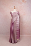 Lavender Semi Jute Saree