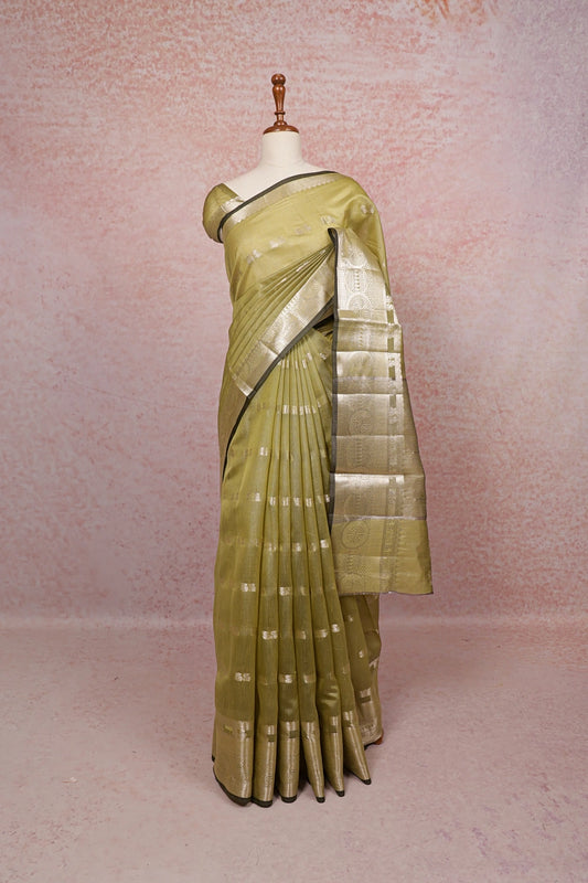 Light Green Semi Tissue Jute