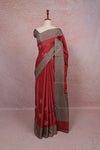 Rust Semi Silk Saree
