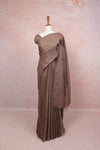 Taupe Semi Tussar Saree