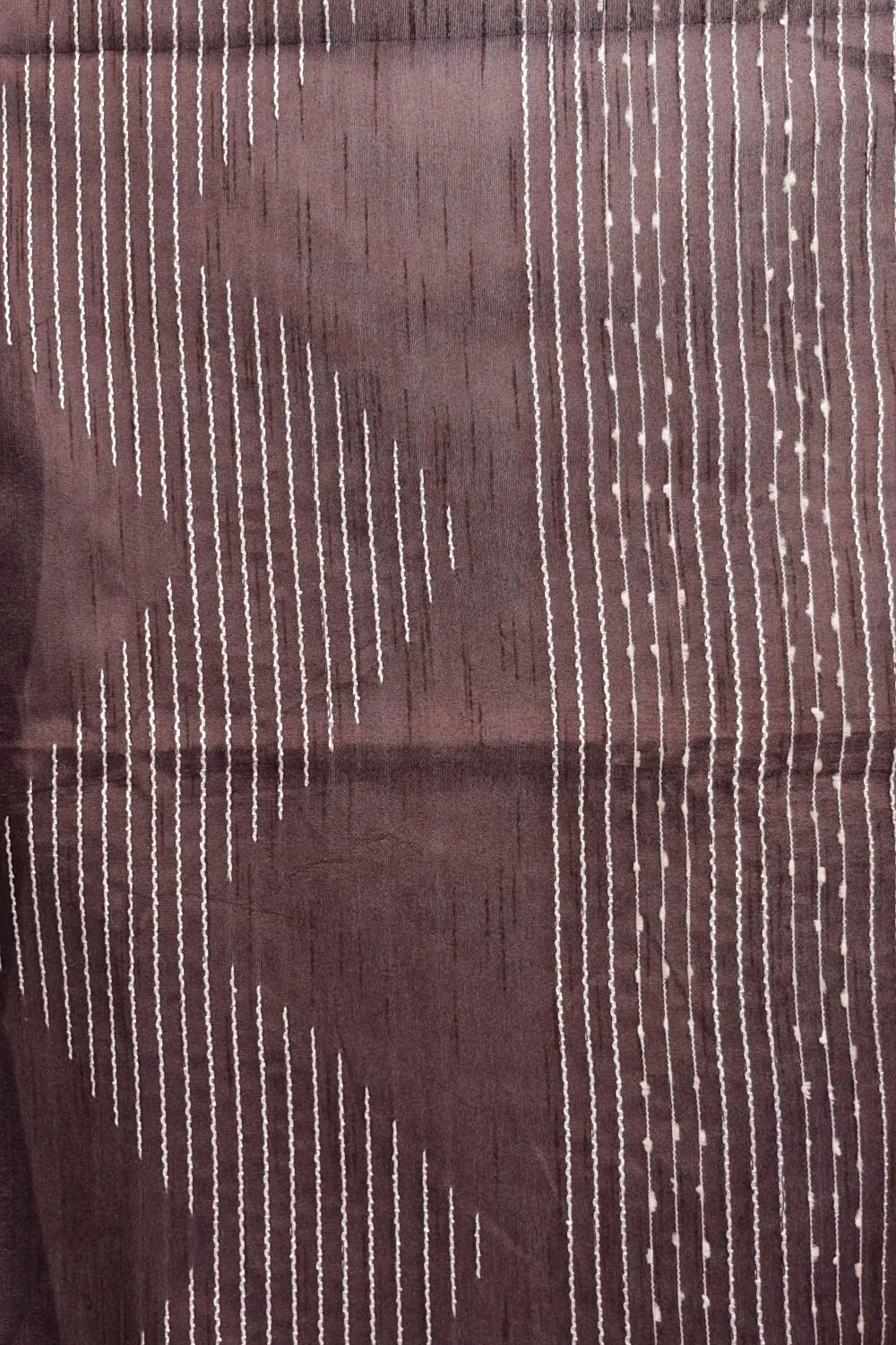 Coffee Brown Semi Jute Saree