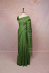 Green Semi Jute Saree