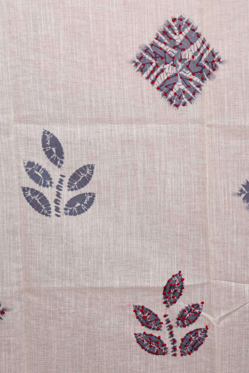 Ash Chanderi Printed Unstitched Churidhar Material