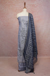 Ash Chanderi Printed Unstitched Churidhar Material