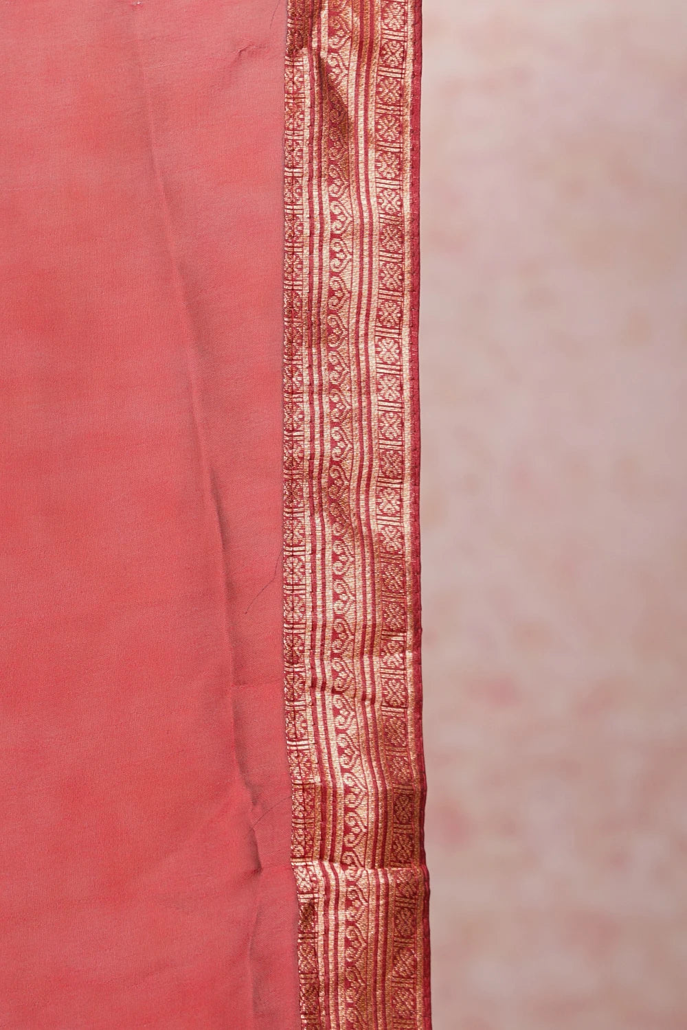 Black And Maroon Semi Silk Dhavani Set