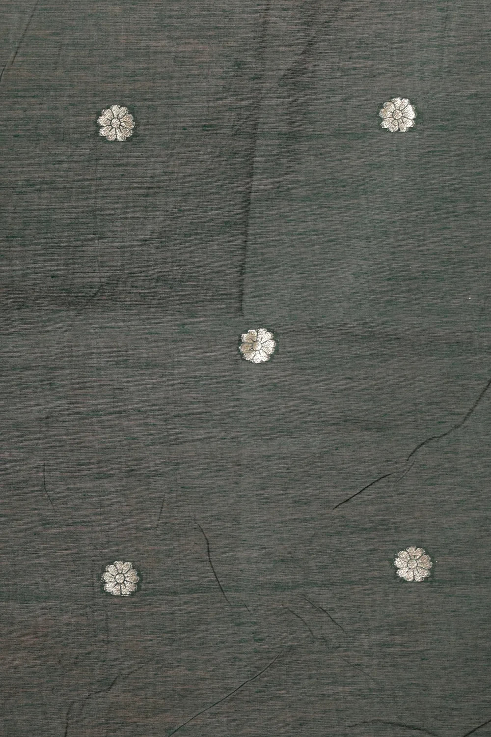 Dark Violet And Forest Green Art Silk Dhavani Set