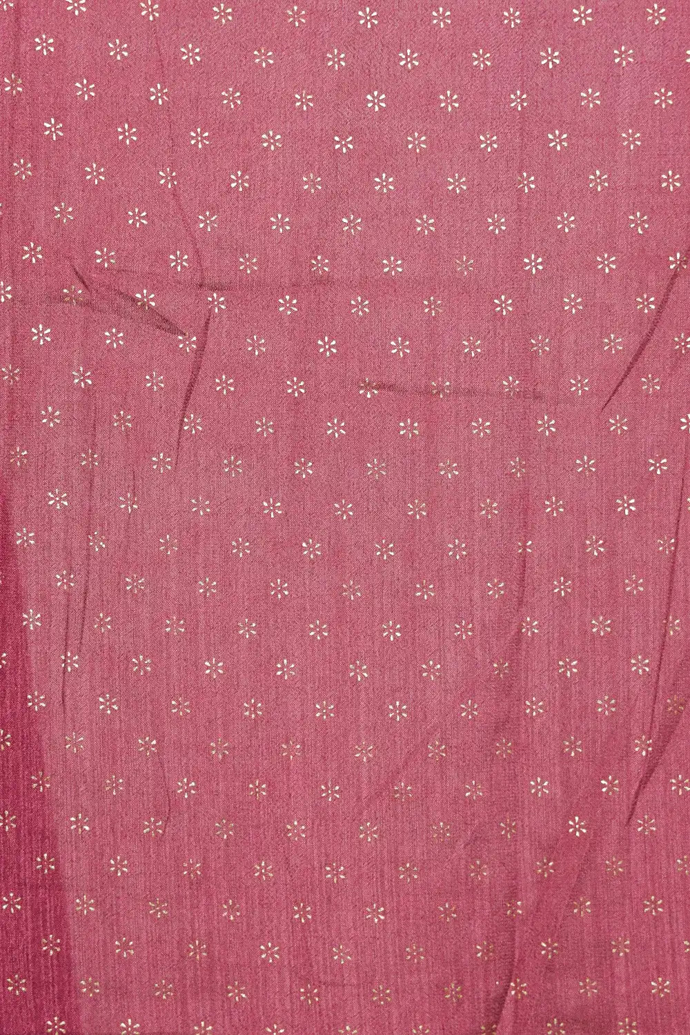 Light Wine Semi Chanderi Dhavani Set