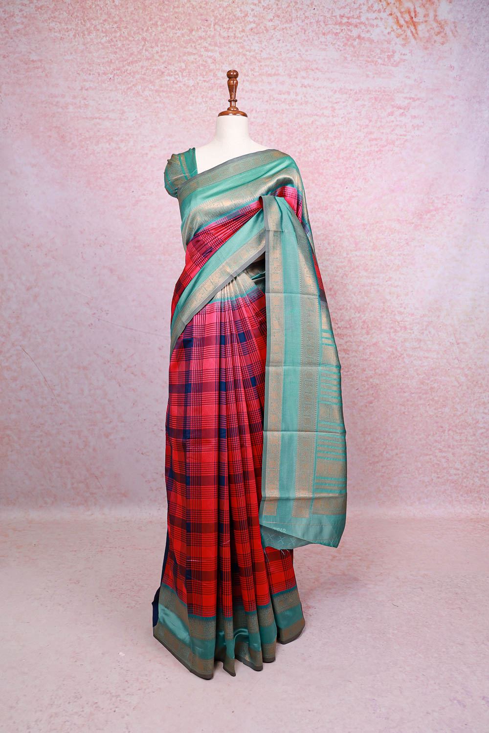 Multi Color Semi Silk Saree - Seematti