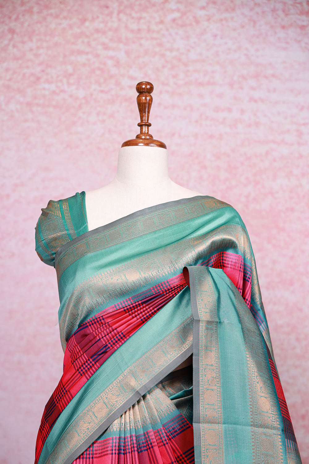 Multi Color Semi Silk Saree - Seematti