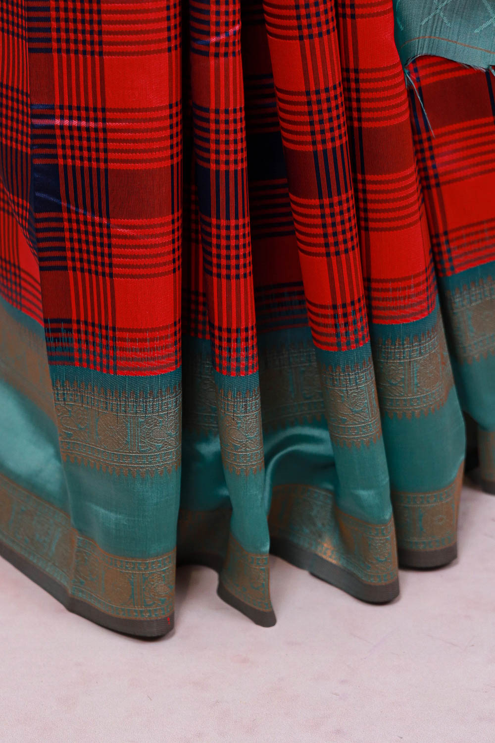 Multi Color Semi Silk Saree - Seematti