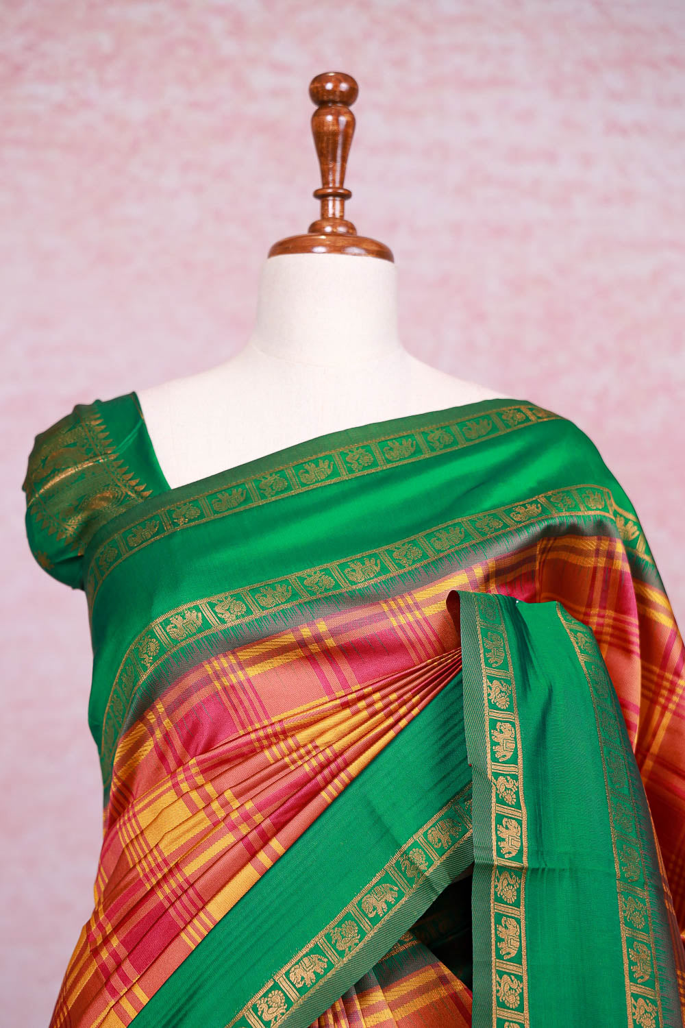 Multi Color Semi Silk Saree - Seematti