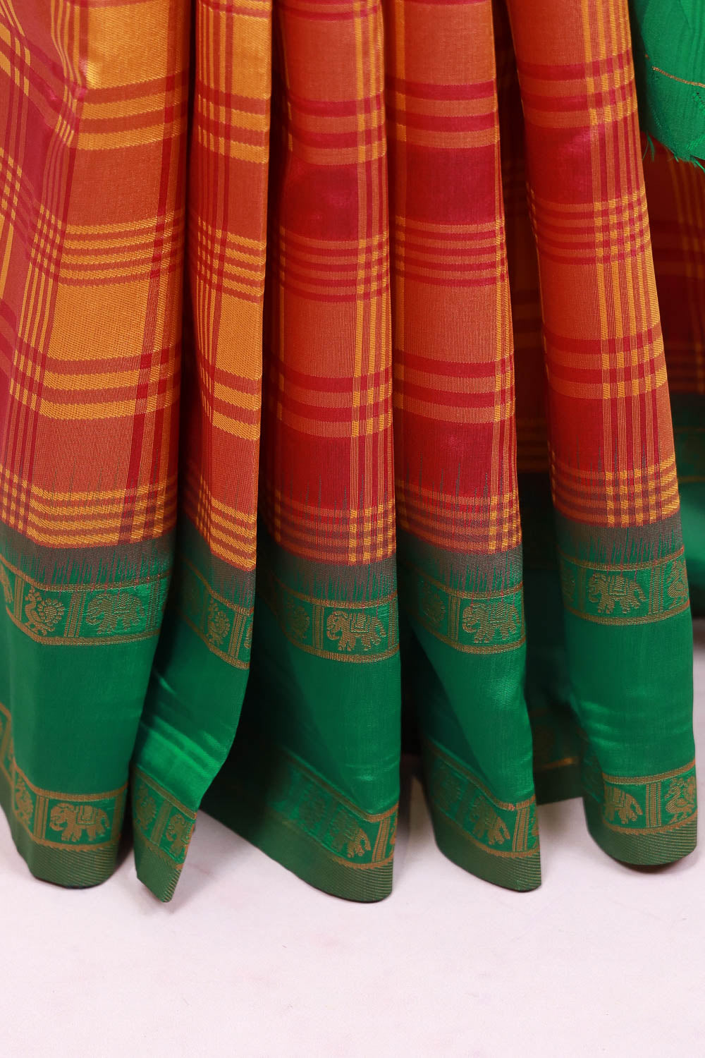 Multi Color Semi Silk Saree - Seematti