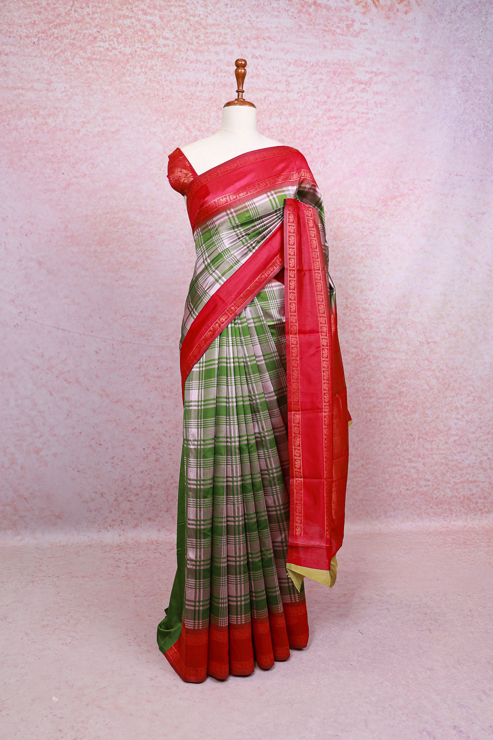 Multi Color Semi Silk Saree - Seematti