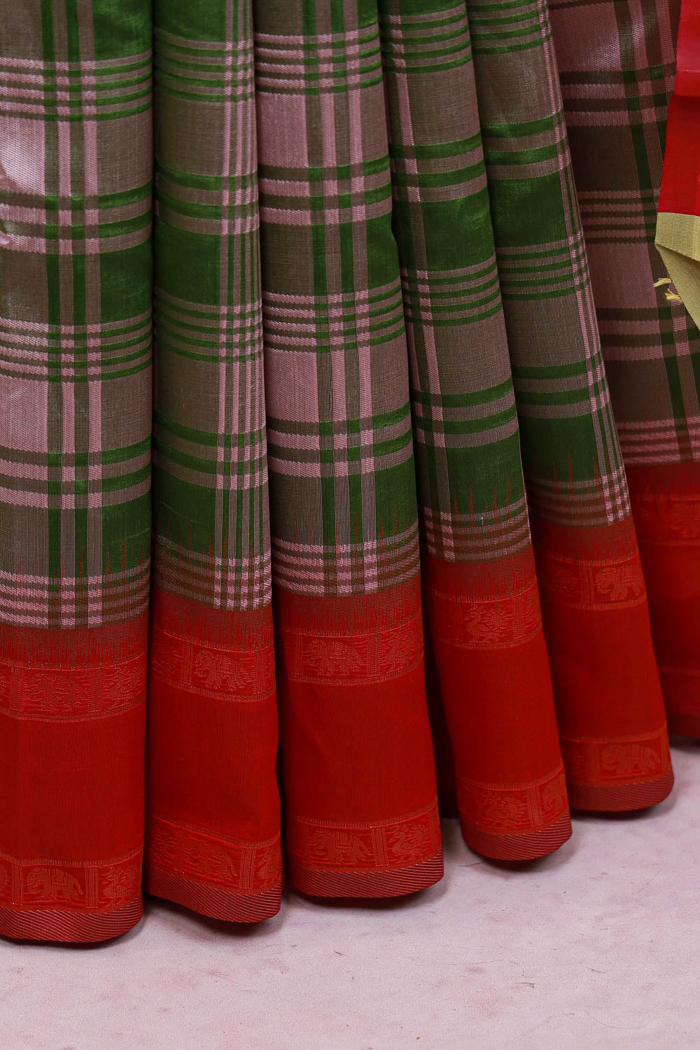 Multi Color Semi Silk Saree - Seematti