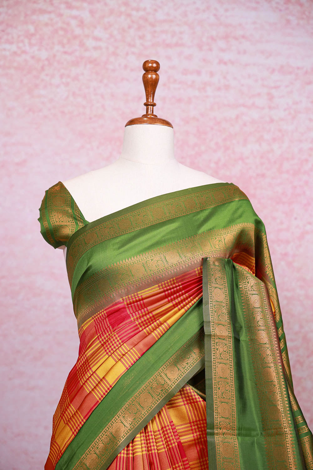 Multi Color Semi Silk Saree - Seematti