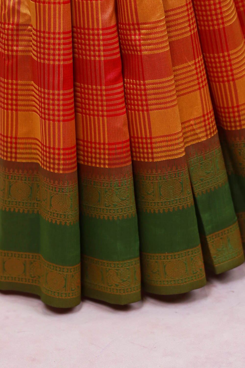 Multi Color Semi Silk Saree - Seematti