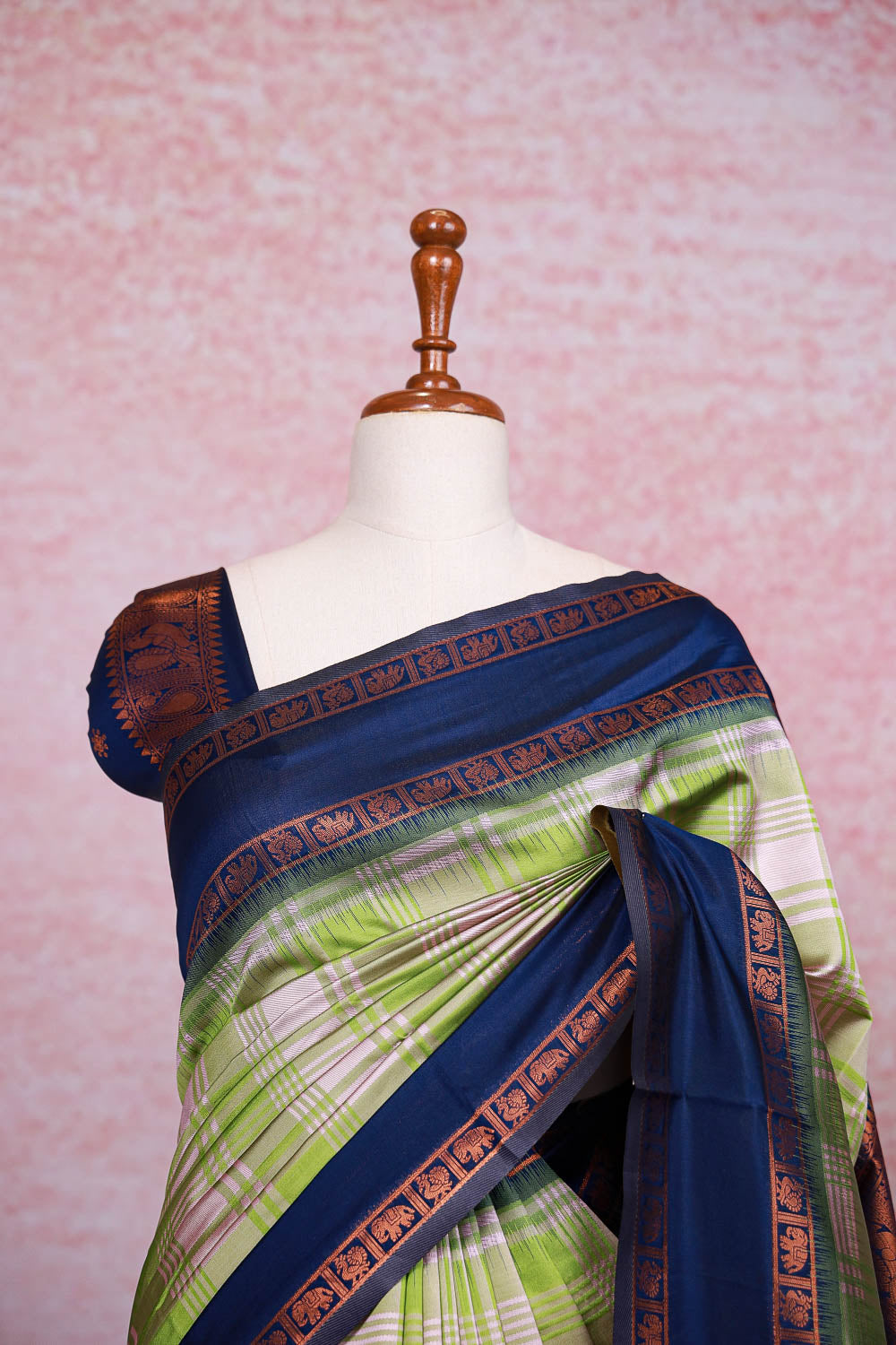 Multi Color Semi Silk Saree - Seematti