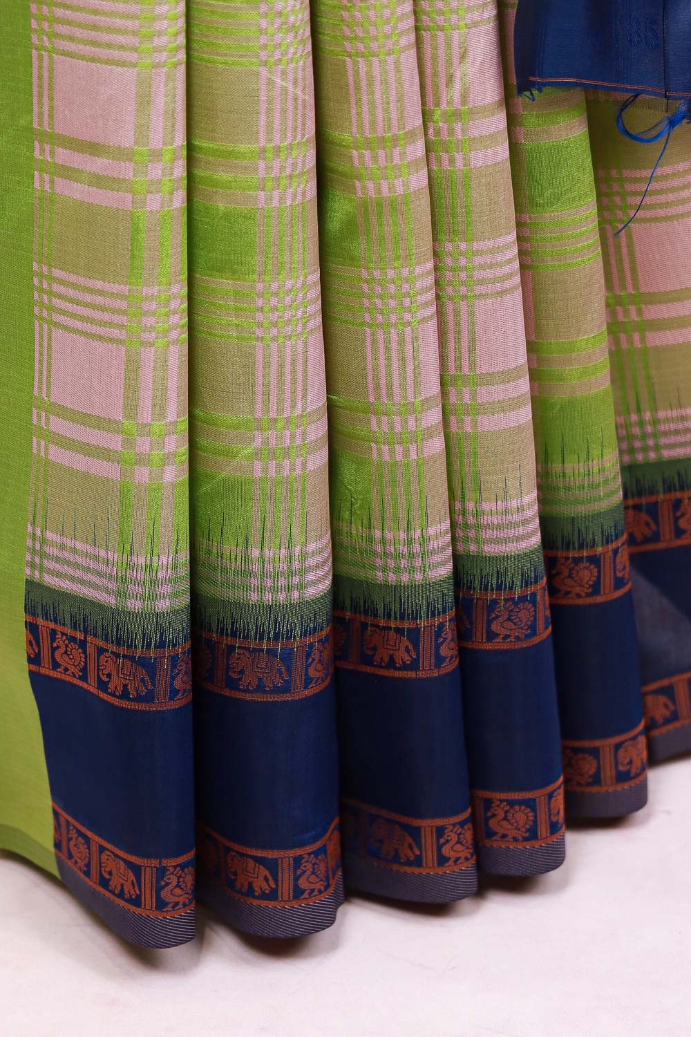 Multi Color Semi Silk Saree - Seematti