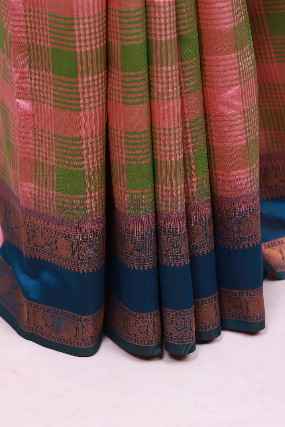 Multi Color Semi Silk Saree - Seematti