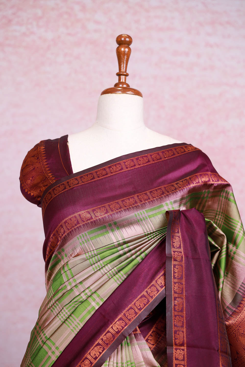 Multi Color Semi Silk Saree - Seematti