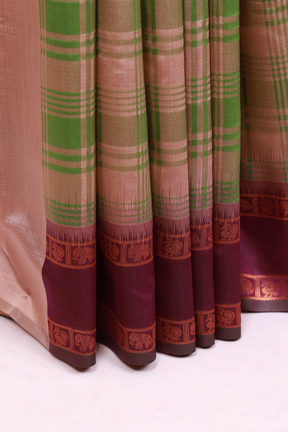 Multi Color Semi Silk Saree - Seematti