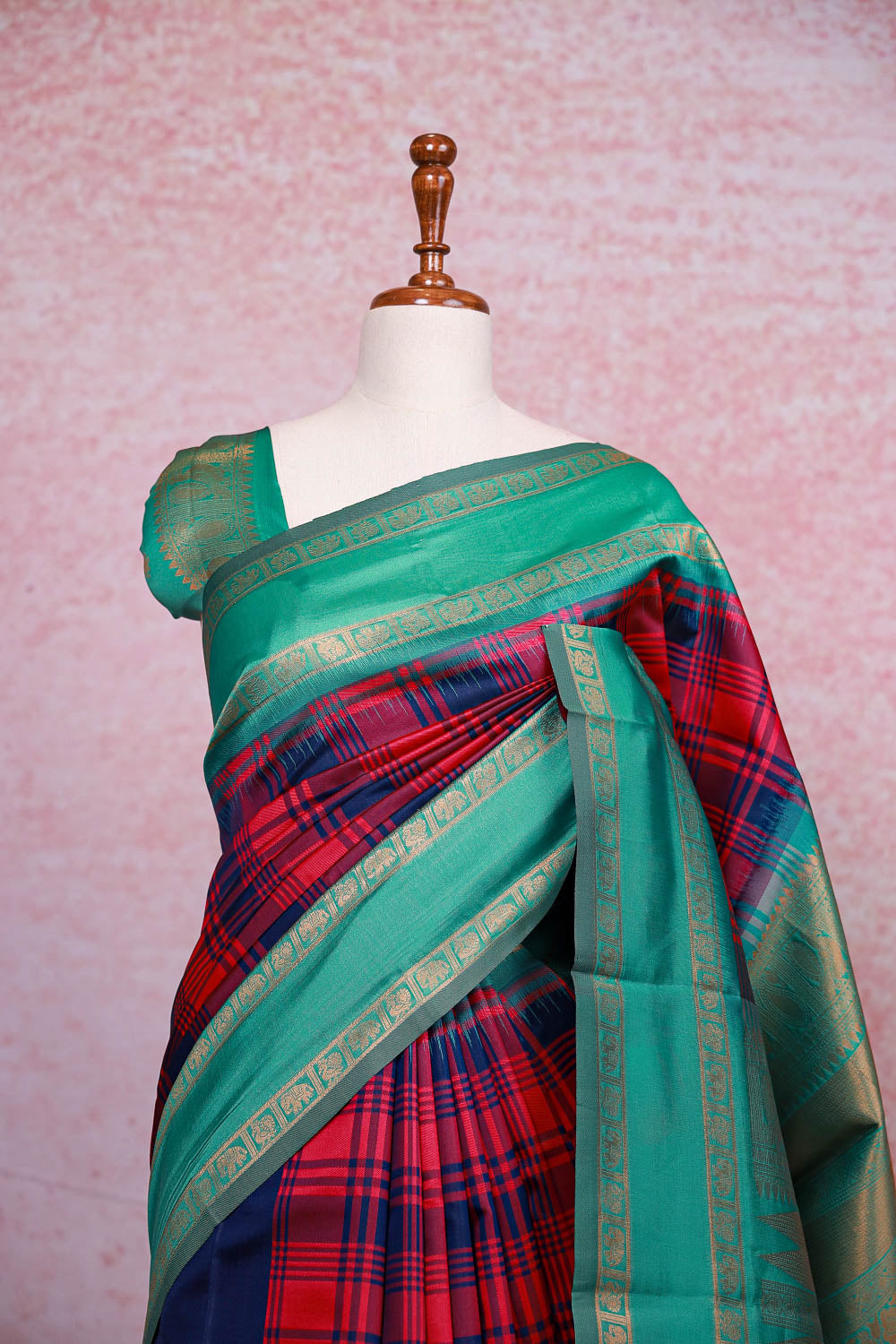 Multi Color Semi Silk Saree - Seematti