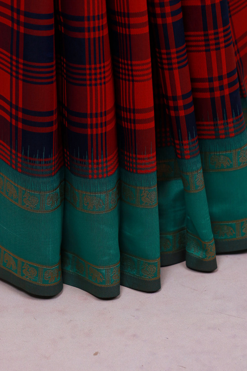 Multi Color Semi Silk Saree - Seematti