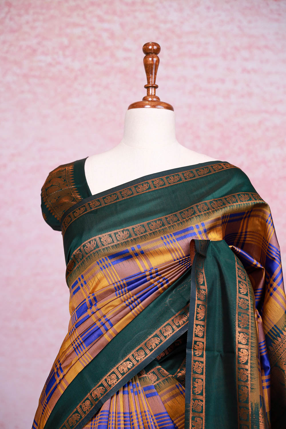 Multi Color Semi Silk Saree - Seematti