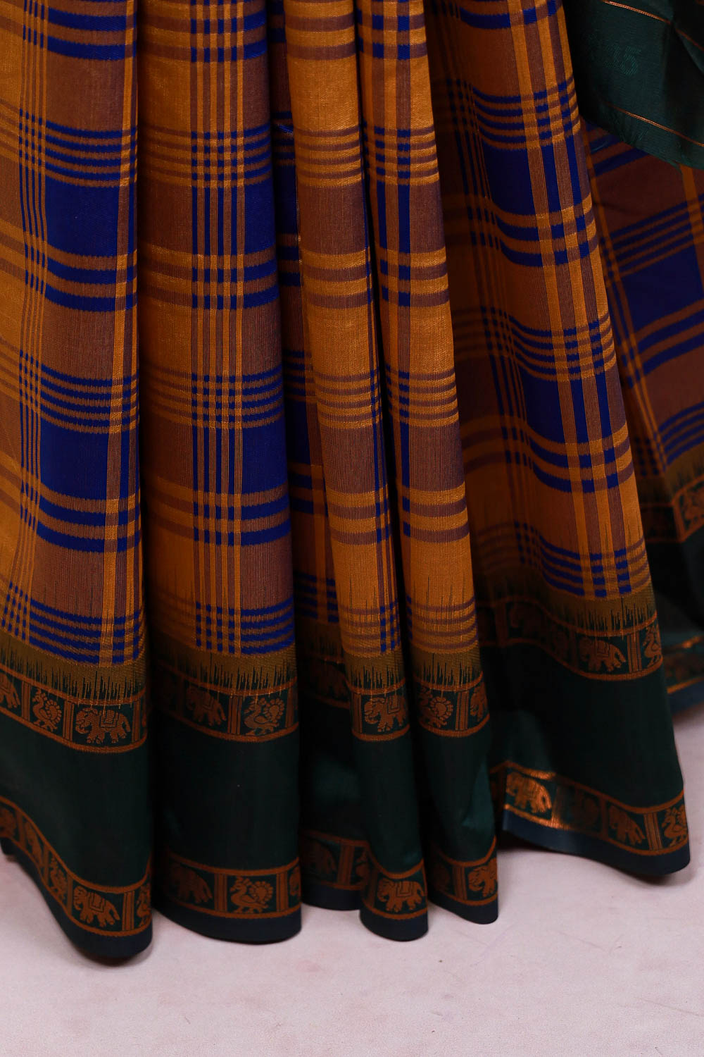 Multi Color Semi Silk Saree - Seematti